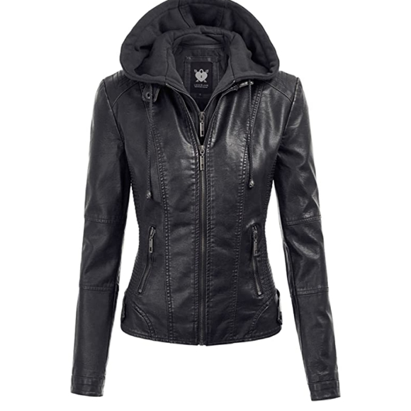 lock and love Jackets & Blazers - 5k+ positive reviews Black Vegan Leather Jacket